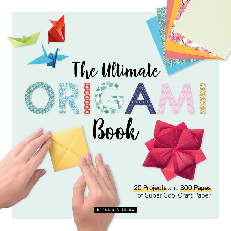 Japanese Origami: Paper block plus 64-page book